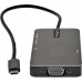 Startech.Com Adaptador Multipuertos Usb-C Docking Station Usb Tipo C a Hdmi 4k30 o Vga 1080p Replicador de Puertos Usbc Pd de 10