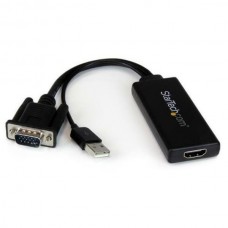 VGA to HDMI Adapter w/USB Power+Audio