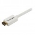 StarTech.com 5m/16 ft CL3 Rated HDMI Cable with Ethernet, In Wall Rated HDMI Cable 4K 30Hz, UHD High Speed HDMI Cable 10.2 Gbps Bandwidth, 4K Ultra HD HDMI 1.4 Video / Display Cable, 30AWG - Long White HDMI Cable - Cabo HDMI - HDMI macho para HDMI ma
