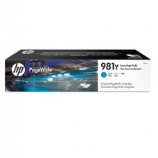 Tinta Original Hp Nº 981y Cyan para Pagewide Enterprise Color Mfp 586, Pagewide Managed Color E55650