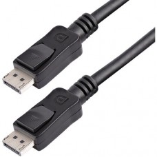 StarTech.com 3m Certified DisplayPort 1.2 Cable M/M with Latches DP 4k - Cabo DisplayPort - DisplayPort (M) para DisplayPort (M) - 3 m - travada, moldado - preto StarTech.com 3m Certified DisplayPort 1.2 Cable M/M with Latches DP 4k - Cabo DisplayPort - DisplayPort (M) para DisplayPort (M) - 3 m - travada, moldado - preto