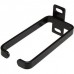 StarTech.com 1U Vertical 1.8 x 3.9in Server Rack Cable Management D-Ring Hook w/ Flexible Opening - Network Rack-Mount Cord Organizer Ring (CMHOOK1UN) - Anel de gestão de cabo - preto - 1U - para P/N: RACK-18U-20-WALL-OA, RACK-21U-20-WALL-OA, RACK-24