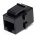Cabo Startech Cat6 RJ45 UTP Preto - C6KEYCOUPLER