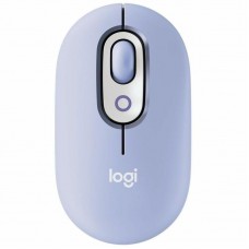 Logitech Pop Mouse, Ratón Inalámbrico Bluetooth Lila