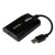 StarTech.com USB 3.0 to HDMI External Video Card Adapter - DisplayLink Certified - 1920x1200 - MultiMonitor Graphics Adapter - Supports Mac & Windows (USB32HDPRO) - Cabo adaptador - USB Tipo A macho para HDMI fêmea - 16 cm - preto - suporte 1920 x 12 sem_imagem